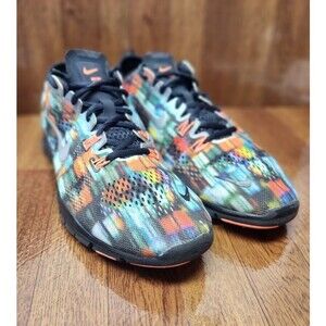 Nike Free 5.0 TR Fit 4 City Lights Women’s Running Shoes Size 9.5 Black Multi